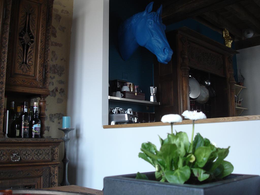 Au Cheval Bleu Bed and Breakfast Fontenay-près-Vézelay Esterno foto
